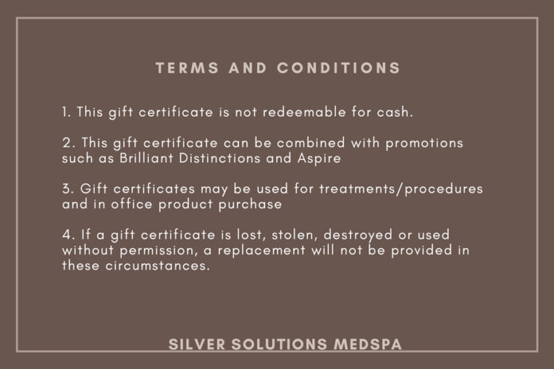 Gift Certificate Terms
